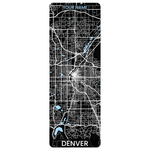 Denver Map Yoga Mat