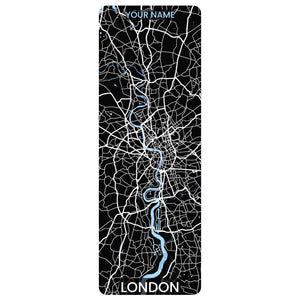 London Map Yoga Mat