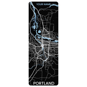 Portland Map Yoga Mat